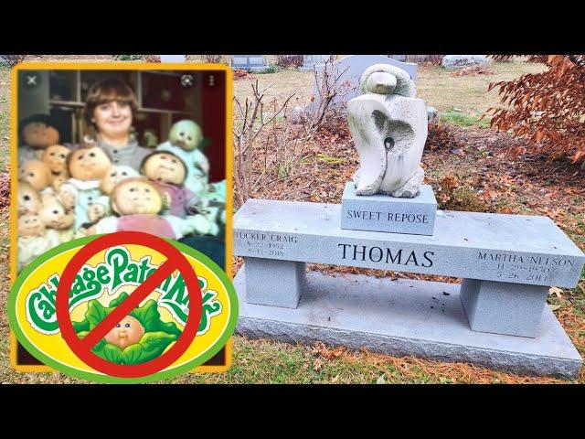 Grave of MARTHA NELSON THOMAS Her STOLEN Idea STARTED An 80's CRAZE!