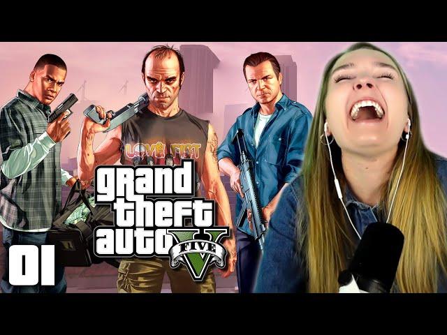 FINALLY playing GTA V... the FUNNIEST game ever! ~ First Playthrough ~ Part 1