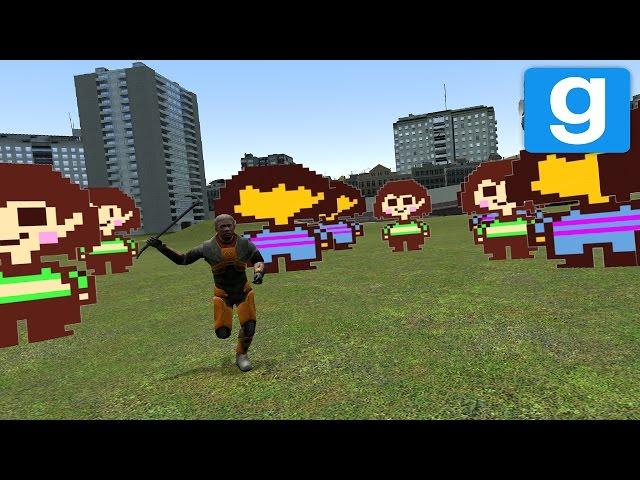 CREEPY UNDERTALE NPC CHASE! | Garry's Mod