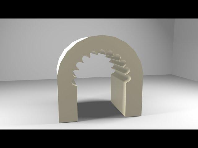 How to Model a Beautiful Arch for Building Design in Maya 2022 Tutorial