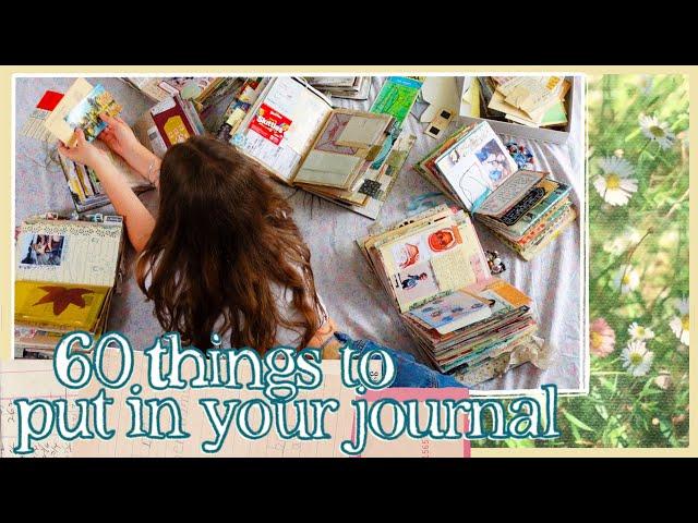 60 souvenirs to fill your journal or scrapbook!