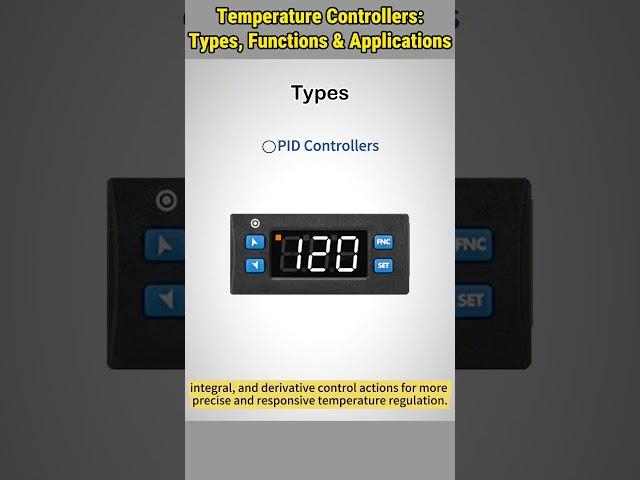 Temperature Controllers: Principles, Types & Applications #industrialautomation #electronics