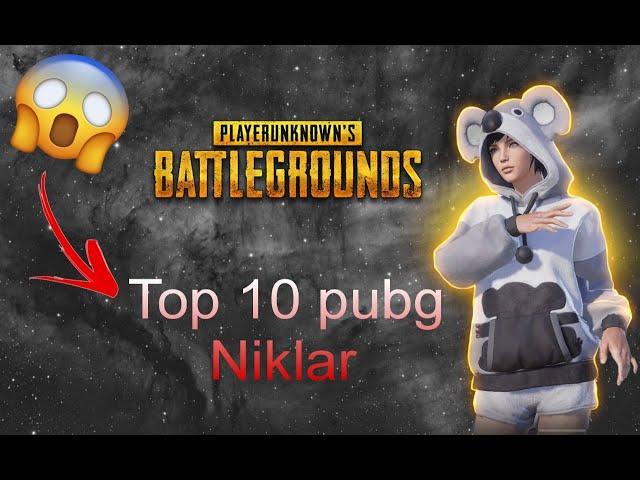 TOP 10 TA PUBG NIKLAR 