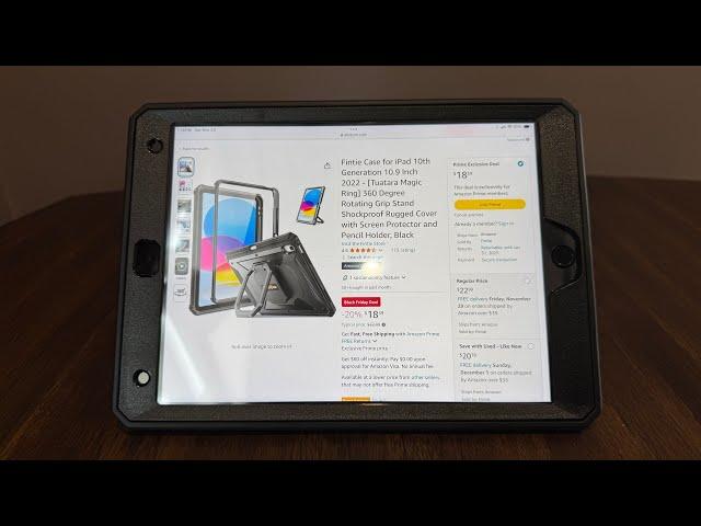 Fintie Tuatara Kickstand Case Review (iPad 9th Generation)