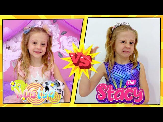 Nastya and Stacy show good and bad behavior for kids