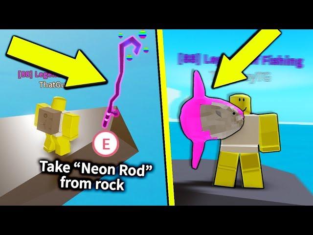 THIS *SECRET ROD* ONLY CATCHES NEON MYTHIC FISH in ROBLOX FISHING SIMULATOR?!