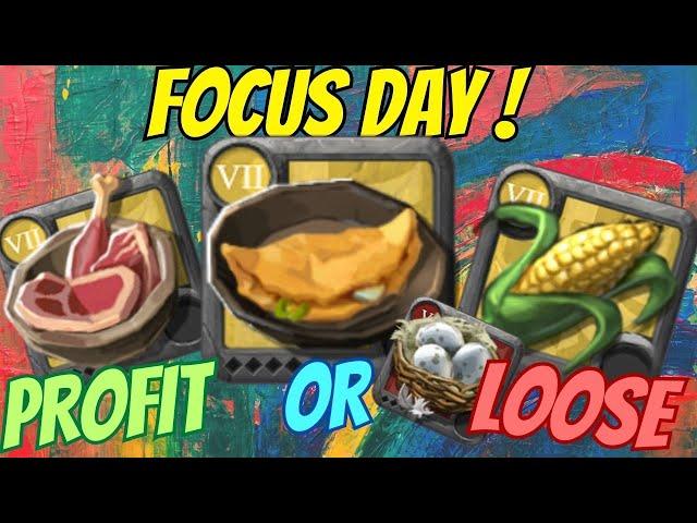 Focus Day: Risk it for the Profit or Lose | Cooking Pork Omelette #6 | Albion Online