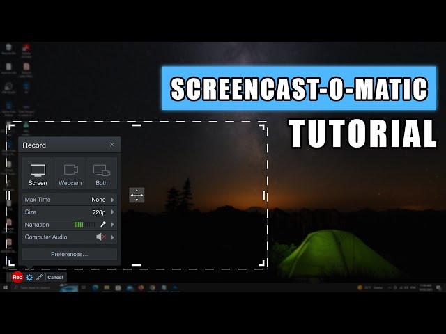 Screencast-O-Matic Tutorial for Beginners - Step-By-Step Tutorial