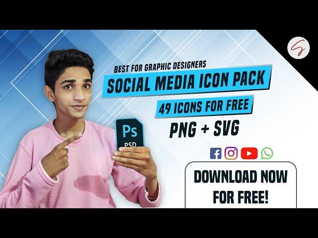 49 Social Media Icons Pack Free Download | PNG, PSD & Vector Files | SHAAD RAZVI