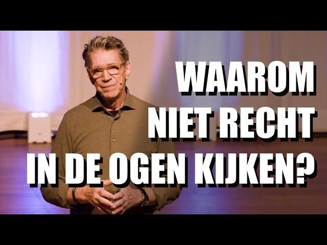 Waarom je elkaar beter niet recht in de ogen kunt kijken