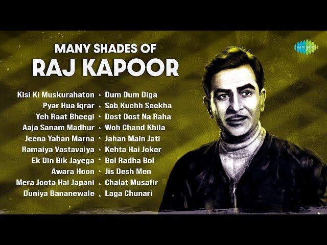 Many Shades Of Raj Kapoor By Mukesh | Kisi Ki Muskurahaton Pe | Jeena Yahan Marna Yahan | Best Songs