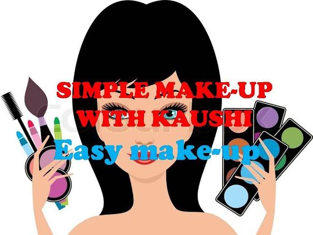 simple make up with kaushi