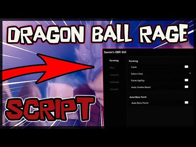 BEST | Dragonball Rage Script [NEW] Very OP 