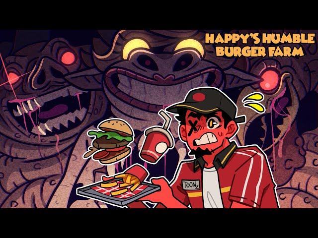 THE SCARIEST JOB I'VE EVER HAD! | Happy's Humble Burger Farm