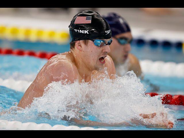 Nic Fink and Will Licon in Close Finish in Men's 200m Breaststroke A Final