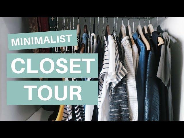 MINIMALIST CLOSET TOUR | Travel Wardrobe for Two Months in Italy