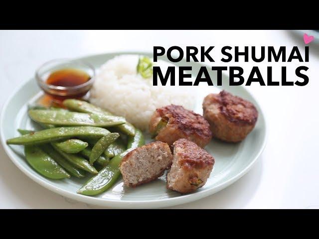 Pork Shumai Meatballs  Home Chef | Angel Wong's Kitchen
