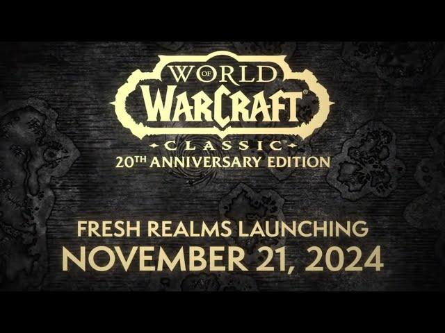 BLIZZARD ANNOUNCED FRESH VANILLA AND THE BURNING CRUSADE