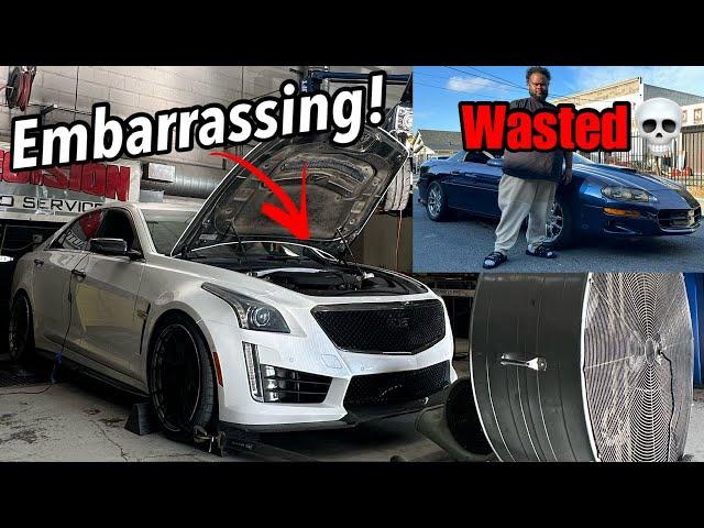 My CTS V Embarrassed Me Today | Jr’s Car Goes KaBoom After The Dyno