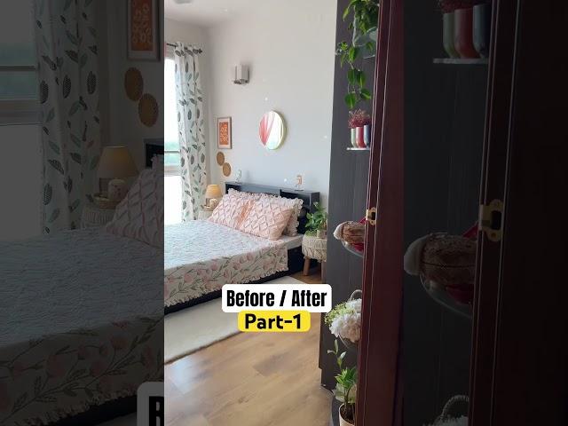 Before-After Home Makeover Part-1#shorts #youtubeshorts #beforeandafter #homedecor #transformation
