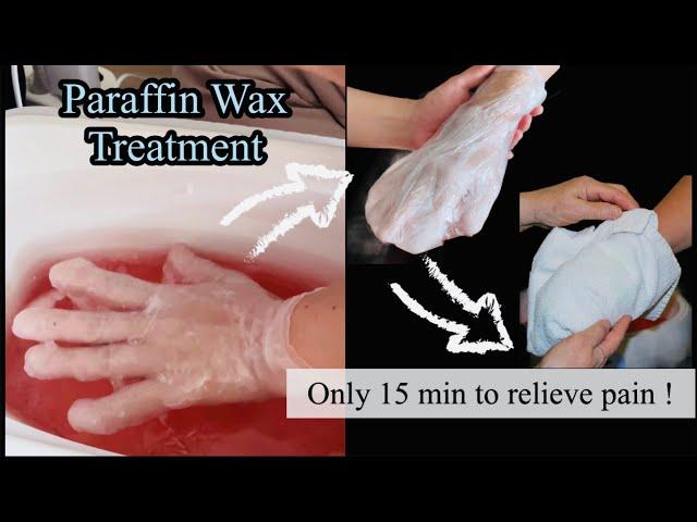 Paraffin Wax Therapy Treatment for finger, hand, and wrist pain : Improve Rheumatoid arthritis