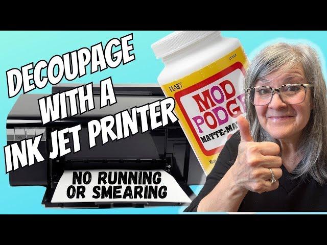 Inkjet Printer Transfer Without Smudging Prints