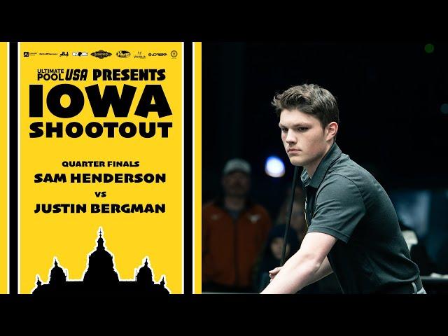 Sam Henderson vs Justin Bergman | Quarter Final | Ozone Billiards Iowa Shootout