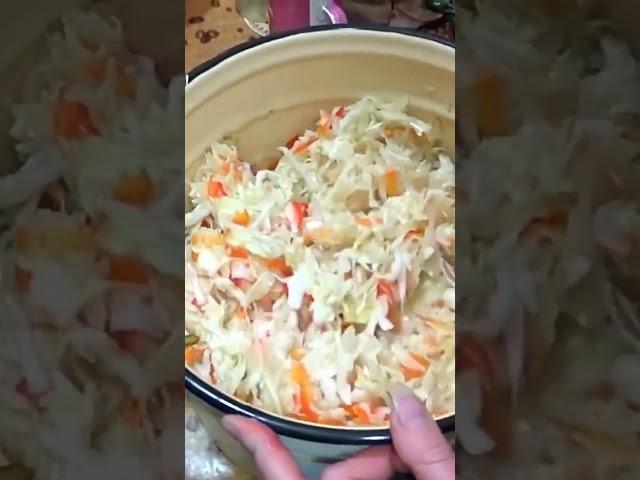 Быстрый рецепт маринованной капусты