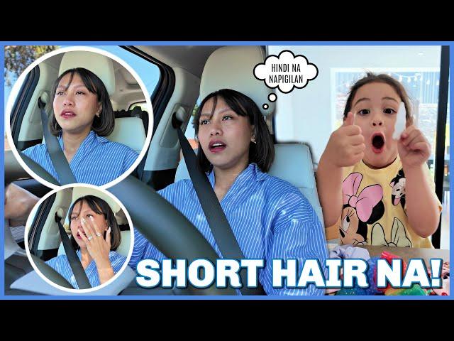 NAIYAK SA NANGYARI! NAGPA SHORT HAIR NA! ️ | rhazevlogs