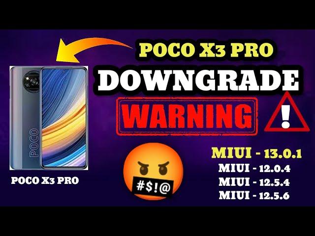 Poco X3 Pro | Downgrade MIUI 13 to MIUI 12.5 or MIUI 12 | BGMI Test After Downgrade | Best MIUI