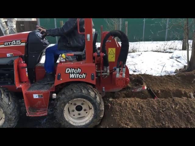 Траншеекопатель грунторез Ditch Witch RT 45