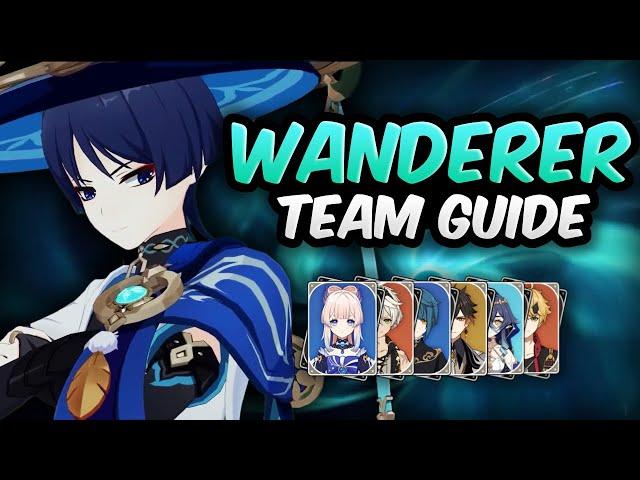 The BEST Wanderer Teams in Genshin Impact | Hypercarry, Freeze and more! (Wanderer team guide)