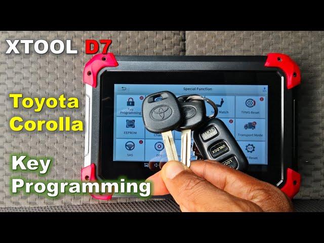 Xtool D7: Toyota Corolla car KEY PROGRAMMING / Toyota Corolla Key Replacement / All Keys Lost Toyota