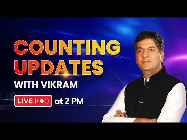 LIVE AT 2 PM | Election Results Analysis With Vikram Chandra