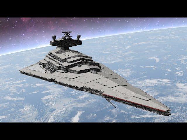 3 Xyston Star Destroyer vs 1 Valiant & 2 Servator  - Star Wars: Empire At War Remake NPC Battle