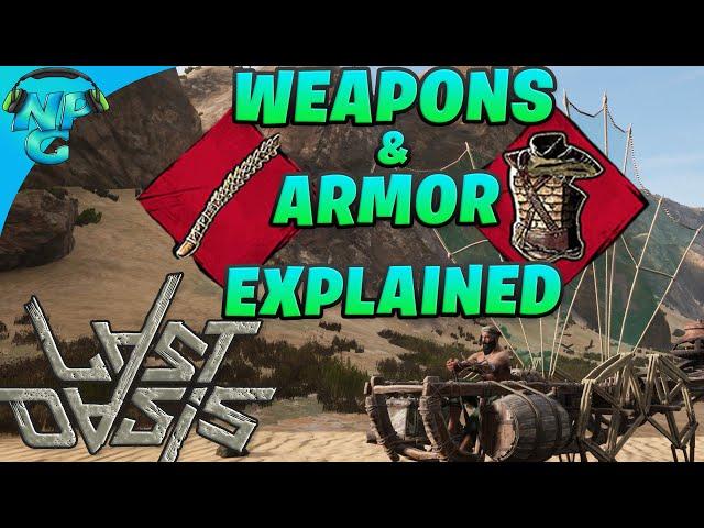 LAST OASIS - Weapons and Armor EXPLAINED and How to Gear for PVP! Last Oasis Official