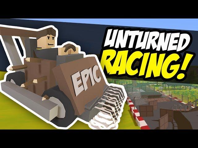 CRAZY RACE TRACK - Unturned Racing | Working Loop! (Funny Moments)