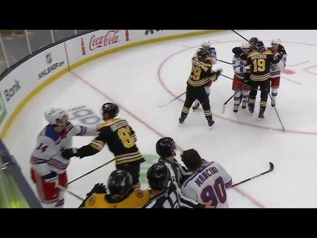 Parker Wotherspoon Unsportsmanlike conduct against Rookie Brennan Othmann