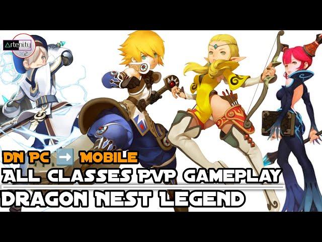 Dragon Nest Legends: All Classes PVP Ladder Gameplay [MMORPG Mobile on Android/iOS]