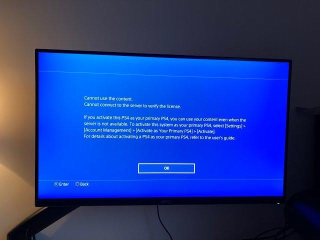 8 Ways To Fix PS4 Cannot use the content. Cannot connect to the server to verify the license issues