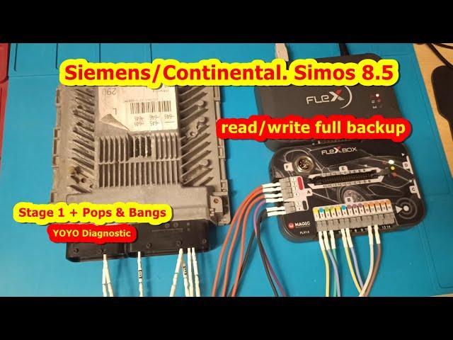 Flex read/write bench Continental Simos 8.5 full backup. Stage1.Pops & Bangs Files.