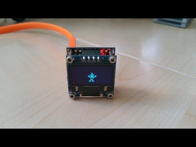 OLEDiESP a Tiny Cube with ESP07 / ESP12 + OLED IoT