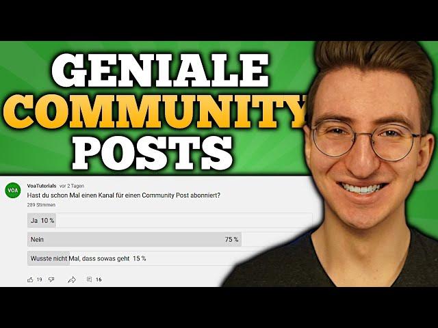 YouTube Community Tab freischalten & Posts erstellen [2022]