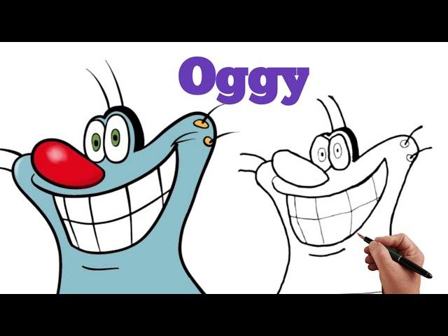 I Tried A Simple Oggy Drawing Tutorial