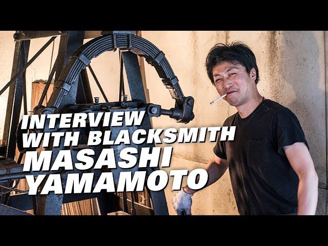 EXCLUSIVE Knife Maker Inteview with Masashi Yamamoto: A Japanese Blacksmith from Sanjo