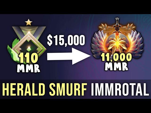 Herald buys $15,000 11k MMR account from GPK — SMURF in TOP Rank