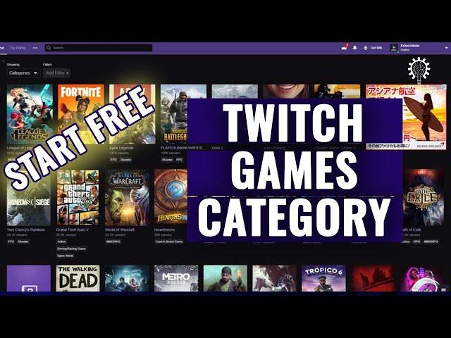 Twitch Games Category- Best Games to Stream for MAXIMUM Growth 2024 [New Method]