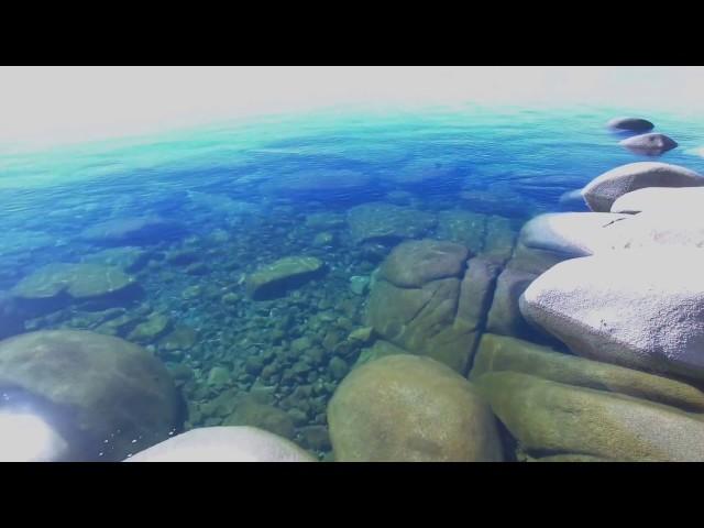 Lake Taho  Snow in blue