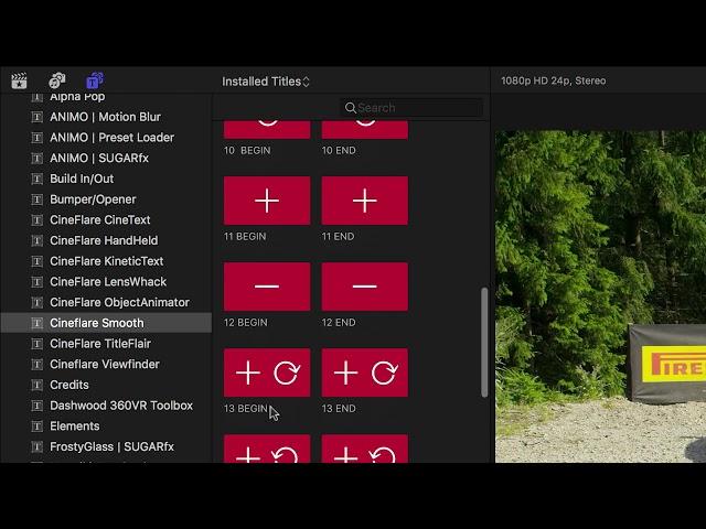 CineFlare Smooth Tutorial