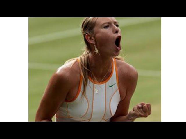 Maria Sharapova scream ️ / Maria Sharapova / Serena Williams / Tennis funny moments